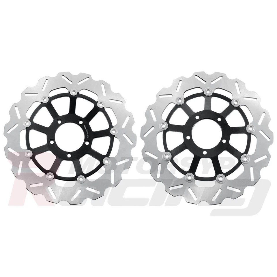 2x Placa de freno de disco delantera para DUCATI 749 Dark 749 R 2004-2006 749 S 2003-2006 Foto 2 de 4