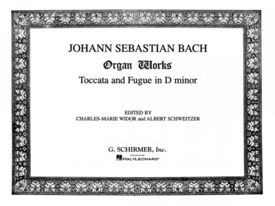 Bach Toccata and Fugue in D Minor Organ Solo Sheet Music NEW 050276040
