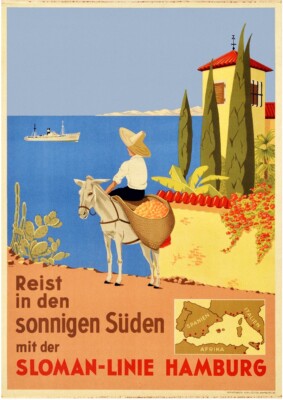 Affiche Vintage Airlines Tourisme Paris - Poster Qualité 60x90cm - Décoration Rétro Neuf
