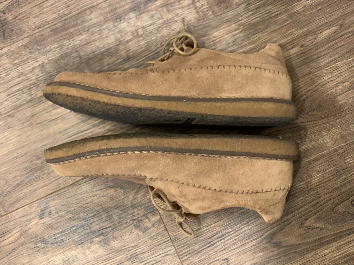 Rockport Men\'s Black and Brown Leather Wallabe shoes Clarks Originals Wallabee - Grape 26182787-GRP main image 2