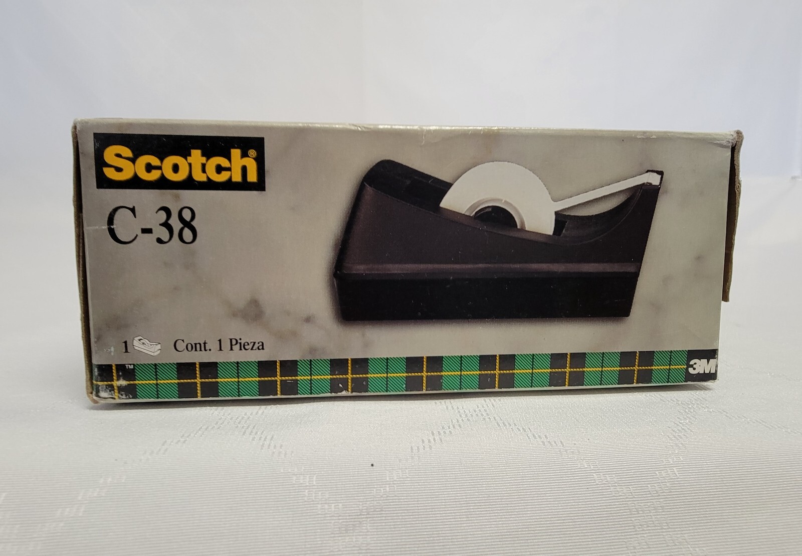 Scotch Tape Dispenser C-38 Desk Top Black-image