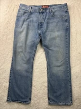 Vintage Arizona Jean Co Bootcut Comfortable Broke In Mens 38x29 Blue Jeans