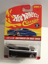 Hot Wheels Classics Series 2 Customized VW Drag Truck #25/30 SPECTRAFLAME Red