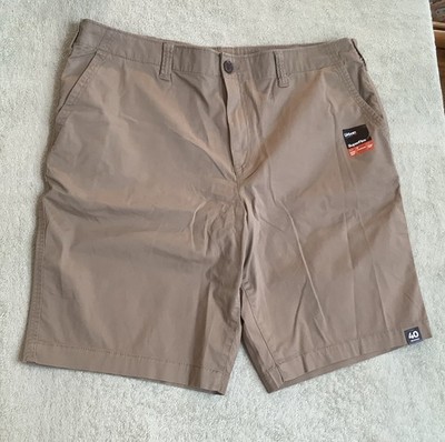 Urban Pipeline Mens Flat Front 40W Hits At Knee SuperFlex Beige Shorts NWT