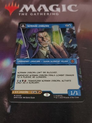 Mtg. Norman Osborn. Foil Borderless. Marvel's Spider-Man. Pack Fresh 