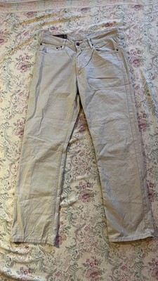 MARLBORO CLASSICS Jeans Herren W34/L32 Straight Freizeithose Beige Baumwolle