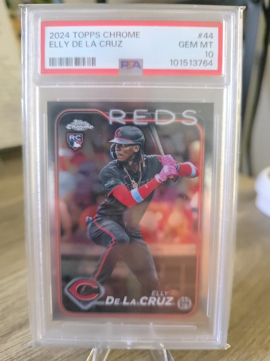 2024 Topps Chrome - Elly De La Cruz #44 (RC) PSA 10