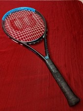Wilson Ultra Power 105 Adult Tennis Racquet Black Blue - Grip 3 - 4 3/8"