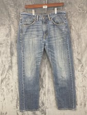 Levi's 505 Jeans Mens 34x32 Regular Fit Straight Leg Blue Denim Medium Wash