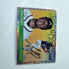 2025 Topps Chrome Platinum Anniversary Ozzie Albies Rose Gold Mini Diamond /75