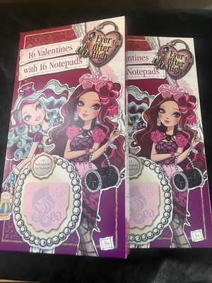 New Ever After High 2016 Valentines Day Cards Lot of 2 New Sealed