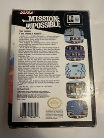 Ultra Games Mission: Impossible (NES, 1990) Boxed Cartridge NTSC-U/C
