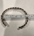 Vintage Marked Mexico 925 Small Domed Row Cuff — photo 5