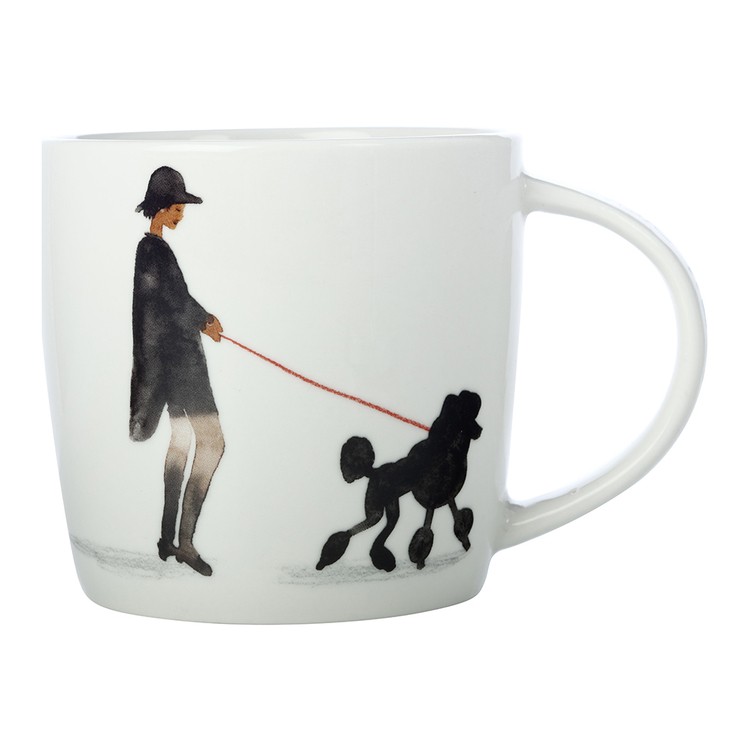 TAZZA MARC MARTIN BFF MUG FASHION POODLE 400ML MAXWELL WILLIAMS