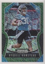2019 Panini Prizm Rookies Green Shimmer Prizm 1/2 Ryquell Armstead #338 4b1