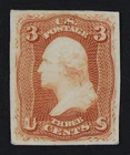 CKStamps: US Stamps Collection Scott#65P4 3c Washington Unused H NG Proof