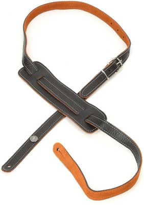 Dunlop Rev. Willy's Vintage Leather Guitar Strap - Brown