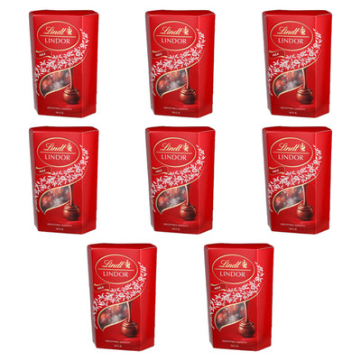8003340599304 Lindt LINDOR Milk Cornet 200g X8 Lindt