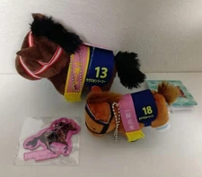 Thoroughbred Collection Ball Chain Mascot Loves Only You Oaks D. Scarlet Set of