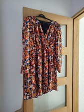 Missguided - Women Floral Wrap Dress UK Size 18