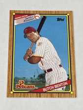 1989 Topps Senior League Baseball #66 - Butch Benton - St. Petersburg Pelicans