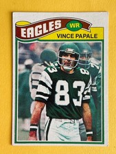 Vince Papale 1977 Topps Rookie Football Card #397 - Philadelphia Eagles. rookie card picture