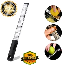Stainless Steel Cheese & Citrus Zester – Lemon Grater Food Tool. Free shipping
