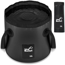 Faltbarer Eimer Outdoor Faltschüssel 12L, Platzsparend Outdoor Falteimer, Fal...