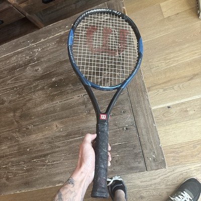 Wilson Hyper Hammer 4.0 Tennis Racket Carbon Blue Black 4 5/8