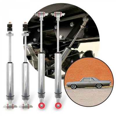1964-1967 Oldsmobile Cutlass Front- Rear Performance Race Shocks Kit (4) Bolt-On