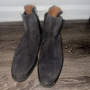 Common Projects Men\'s Suede Chelsea Boots Size 44 Dark Gray Common project chelsea boots. - Gem main image 4