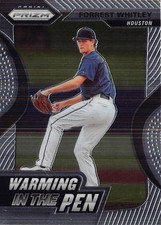 2020 Panini Prizm #WIP-2 Forrest Whitley Warming in the Pen Silver Prizm