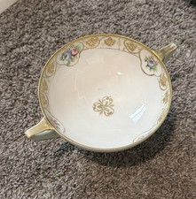 Nippon Vintage Hand Painted Nut Dish
