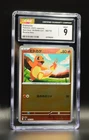 Charmander Reverse Holo 2025 Starter Deck 100 Japanese Pokemon 083/742 CGC 9 PSA