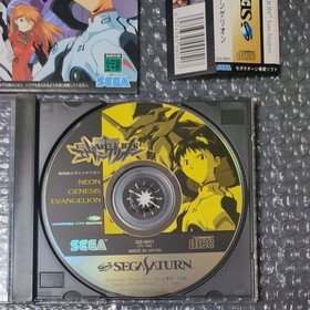Sega Saturn Soft Neon Genesis Evangelion with obi