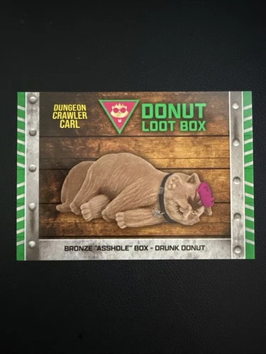 Borant Dungeon Crawler Carl Donut Loot Box #75 Emerald Green Variant Card - product listing photo