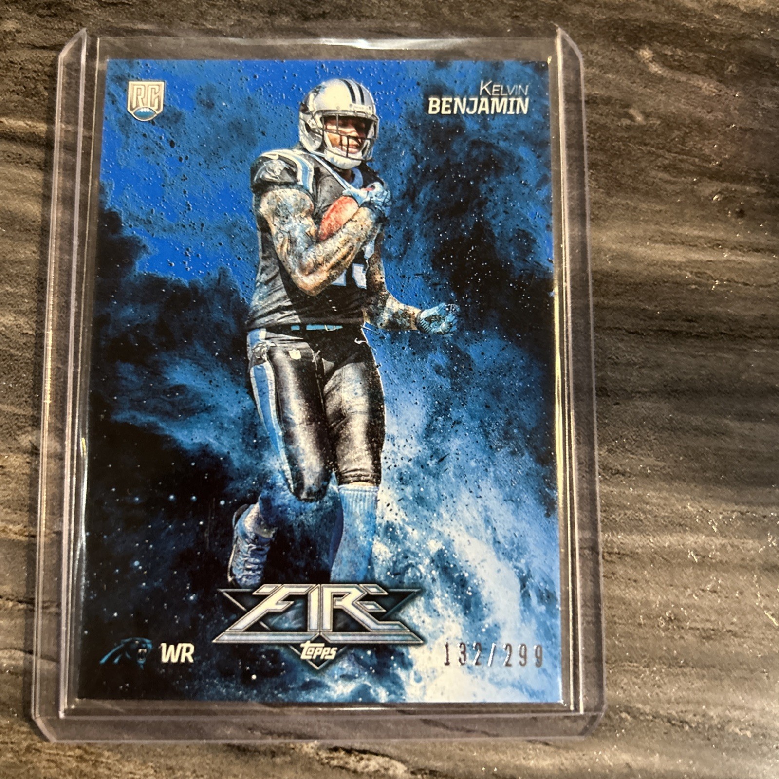 Kelvin Benjamin Topps Fire #148 Blue