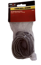 Prime line 3/16" Rray,Wool Pile Weatherstrip (18 ft)