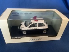 1/43 RAI'S Nissan March 2002 Shizuoka Prefectural Police Vehicle Minicar