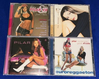 LOT-(4) Pilar Montenegro CD Latin Divas Desahogo/Co Euroreggaeton/South Beach/ST