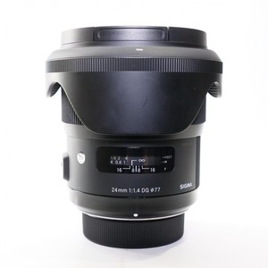 Used VGC SIGMA 24mm f/1.4 DG HSM ART FOR NIKON F DSLR cameras