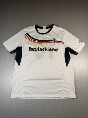 Germany Shirt Mens White 2014 FIFA World Cup Brazil Soccer Deutschland 10