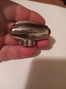 Antique/Vintage Motorcycle Fender Ornament Spaceship Type