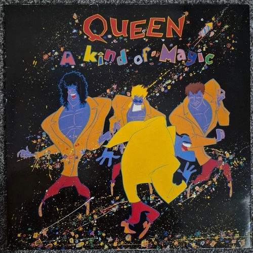 Queen A Kind Of Magic LP Record EU3509 First Press NM-NM
