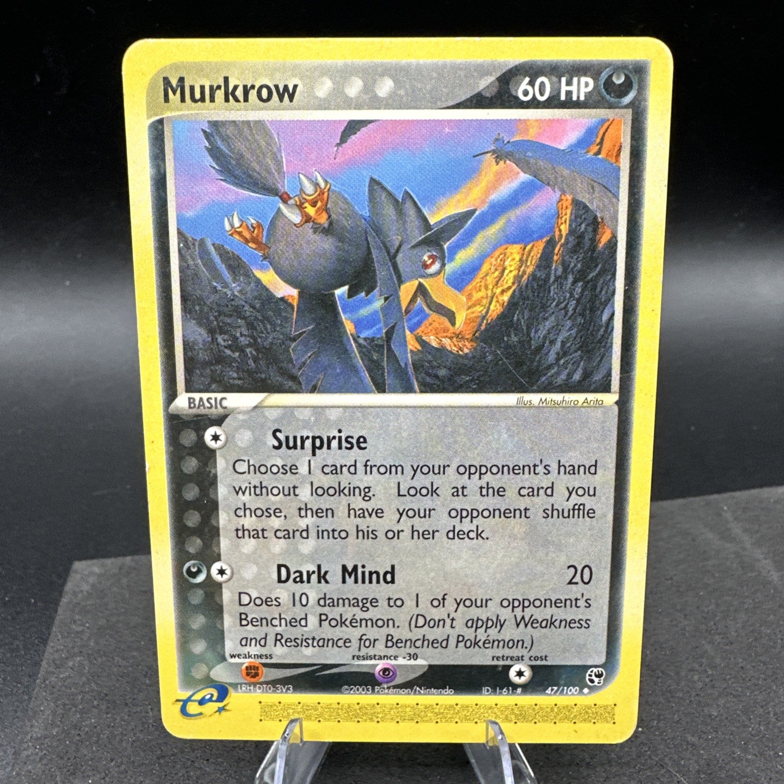 Pokemon Murkrow 47/100 ex Sandstorm NM