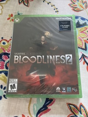Vampire: The Masquerade Bloodlines 2 Microsoft Xbox Series X BRAND NEW SEALED