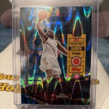 Darryn Peterson 2025 Topps Chrome McDonald's Blue Raywave One Trip Ticket Kansas