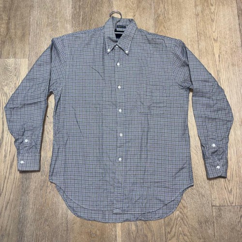 Sugar Cane, Sugar Cane M21602 Vintage Button Down Shirt Check Weave L Long Sleeve