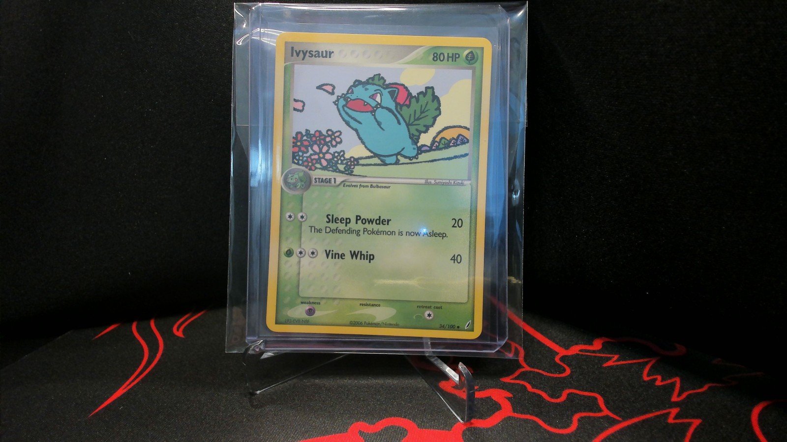 Pokémon TCG Ivysaur 34/100 – EX Crystal Guardians (2006) – Uncommon – NM/MINT – 
