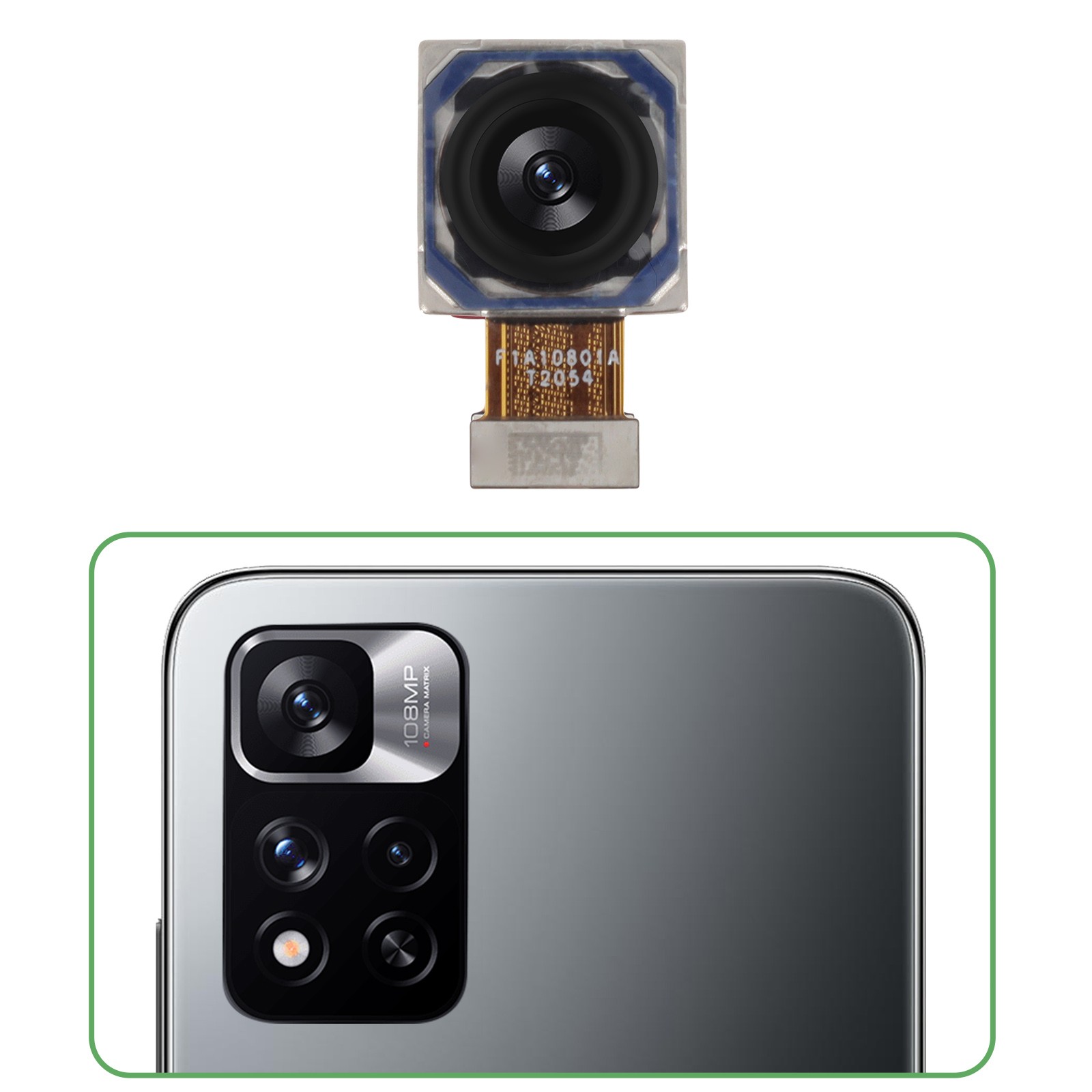 Module caméra arrière Clappio pour Redmi Note 11 Pro Plus pièce de rechange